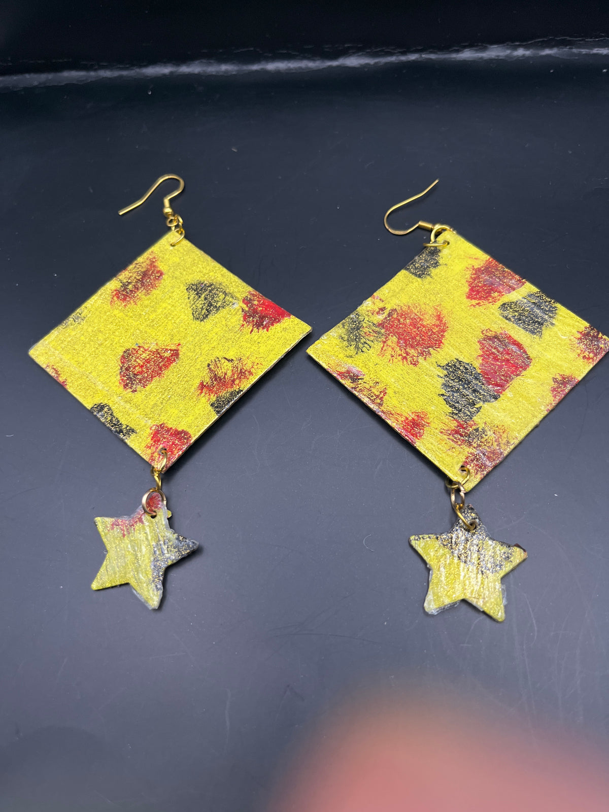 Wild Child Leopard Diamond Drop Earrings