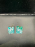 Lip Art Square Paper Earrings