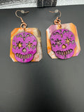 Paper Skeleton Earrings A
