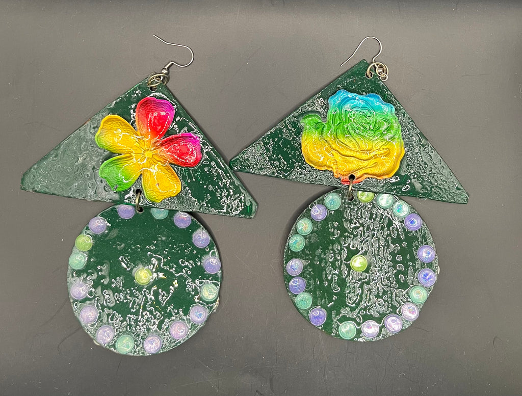 Flower Power Hippie earrings