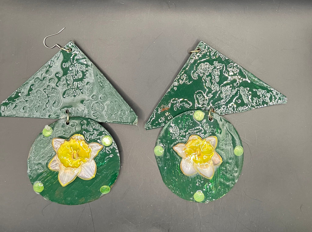 Flower Power Hippie earrings